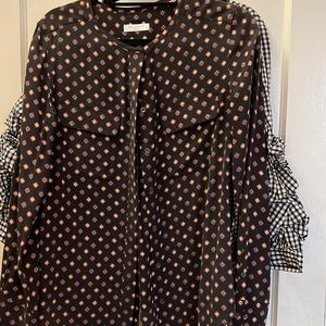 Equipment silk blouse